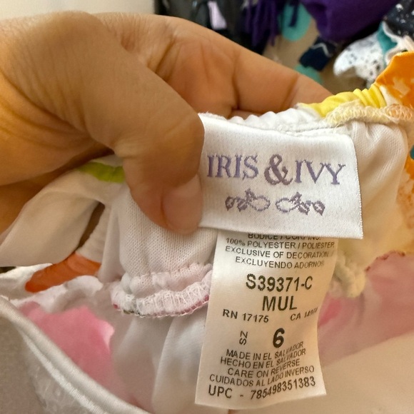 Iris & Ivy Floral Sequin Formal Summer Dress - Picture 3 of 5